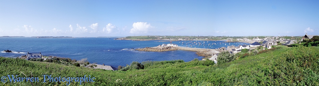 View of St. Mary's, Scilly Isles.  England