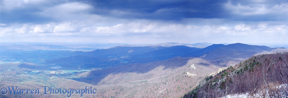 Shenandoah panorama.  Virginia, USA