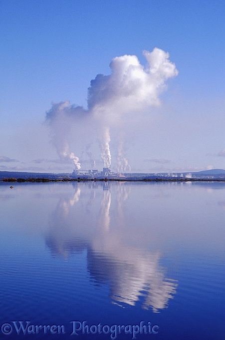 Factory belching steam and smoke.  Kemijrvi, Finland
