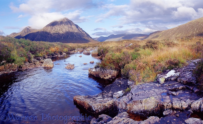 Moorland stream.  Western Highlands, Scotland