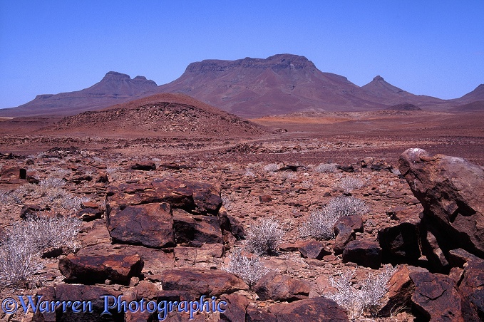 The rim of the Messum Crater, Namibia.  Africa
