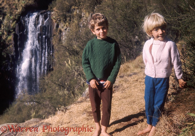 Mark and Hazel at Aberdare Mountains, Kenya, 1970