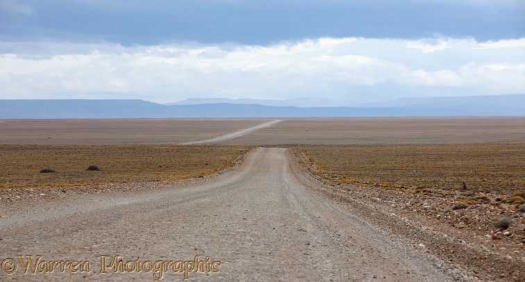 Remote dirt track.  Patagonia
