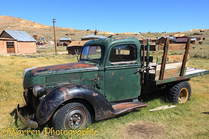 Old abandoned truck.  Bodie, California, USA