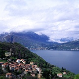 Lake scene in Italy