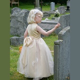 Little girl bridesmaid