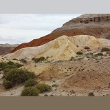 Colourful arid hills