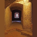 Tattershall Castle within the basement