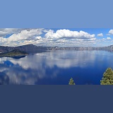 Crater Lake panoramic view