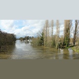 River Thames in flood 2014