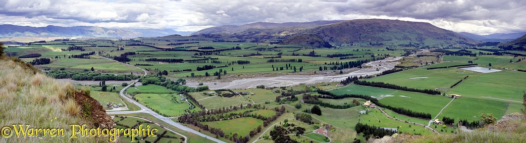 Rural New Zealand panorama.  New Zealand