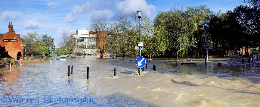 Guildford flood.  Surrey, England