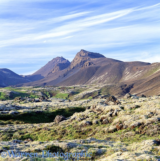 Rugged scenery.  Thingvellir, Iceland