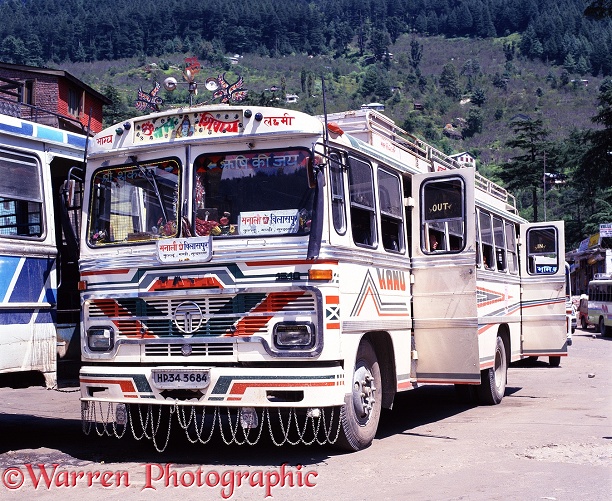 Manali bus.  India