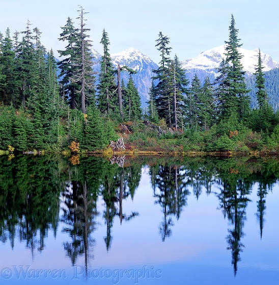 Highwood Lake.  Washington State, USA