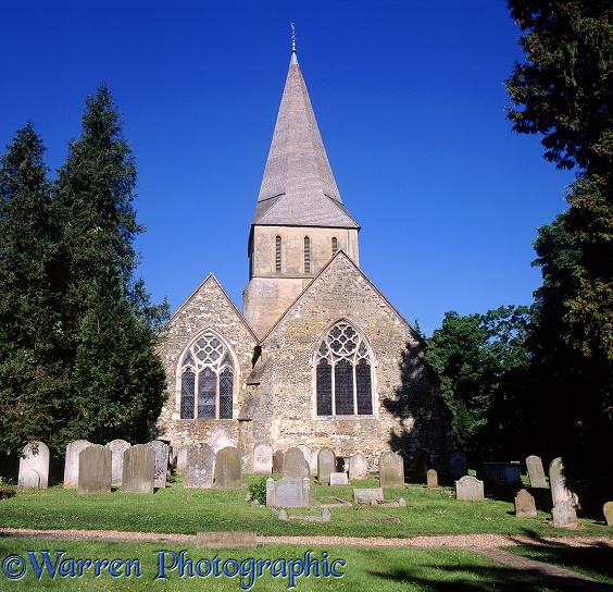 Shere Church.  Surrey, England