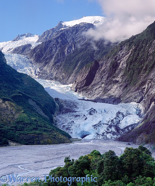 Franz Josef Glacier.  New Zealand