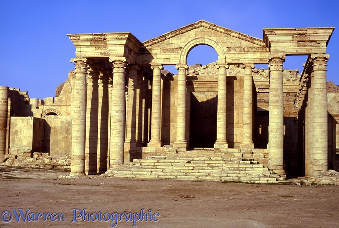 Temple at Hatra.  Iraq