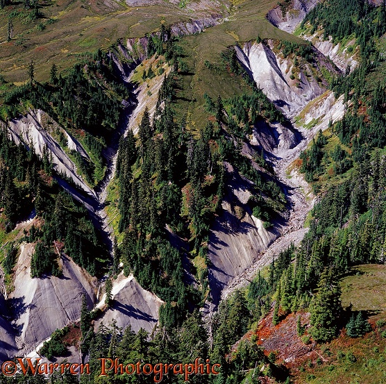 Soil erosion.  Washington State, USA