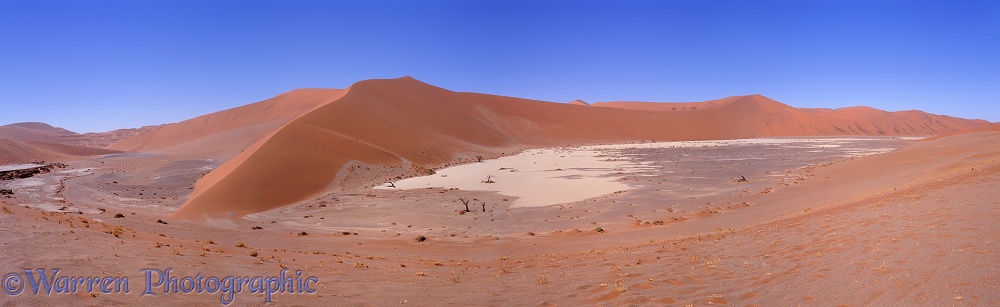 Hidden Vlei panorama.  Namibia