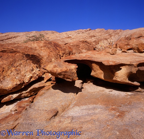 Granite boulders 1 3D R.  Namibia