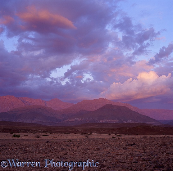 Brandberg sunset.  Namibia