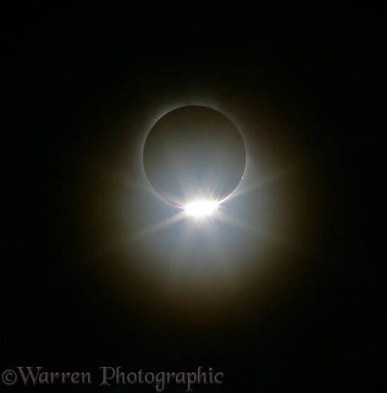 Total solar eclipse - diamond ring, 29th March 2006.  Kapadokia, Turkey