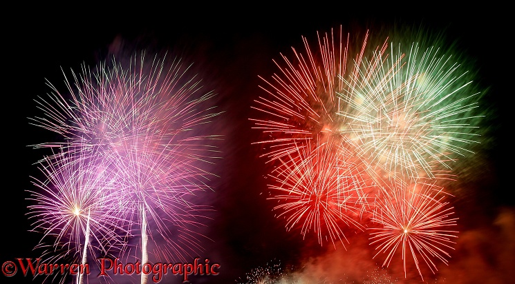 Fireworks.  Surrey, England
