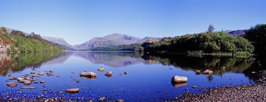 Lake Padarn.  Wales