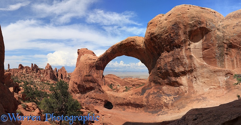 Arches panorama.  Arches National Park, USA