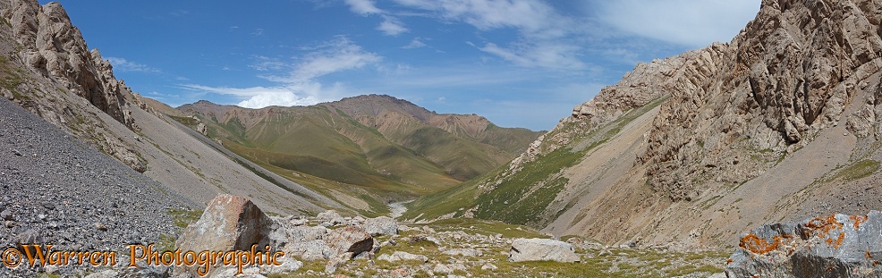 Tash Rabat panorama.  Kyrgyzstan