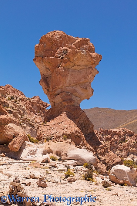 Rock formation called Copa del Mundo (World Cup), Bolivia