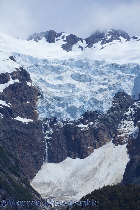 Glacier Torrecillas, Los Alerces National Park, Argentina