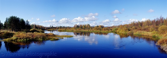 Finland river panorama