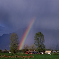 Rainbow in Fraser Valley