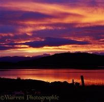 Sunset in Scotland