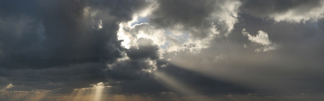 Clouds and sunbeams