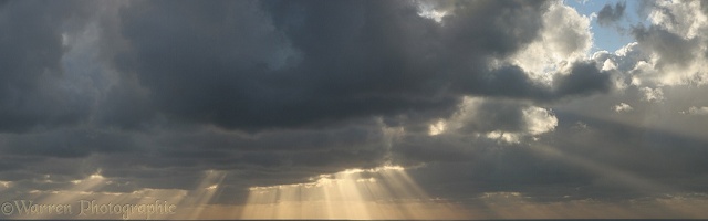 Clouds and sunbeams