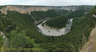 Meander of Ardeche River