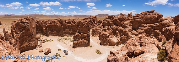 Rock formations, Bolivia