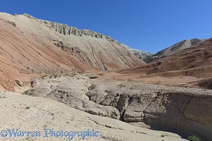 Colourful rocks at Aktau Mountains