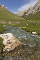 River at Tash Rabat, Kyrgyzstan