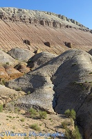 Colourful rocks at Aktau Mountains