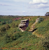 Bridestone in North York Moors National Park