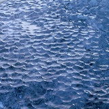 Scalloped surface of an iceberg