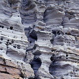 Layered rocks in Norway