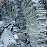 Layered rocks in Norway