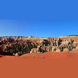 Hoodoos at Bryce Canyon panorama