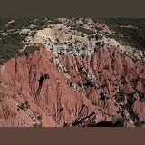 Eroded sandstone, Atlas Mountains