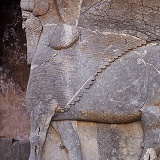 Ancient Assyria statue at the palace of Nimrud